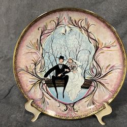 Vintage The Wedding Plate 
