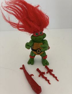 Vintage TMNT Turtle Troll Raph Raphael Teenage Mutant Ninja Turtles 1993