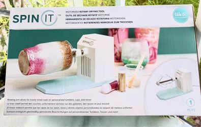 Spin it tumbler device to paint