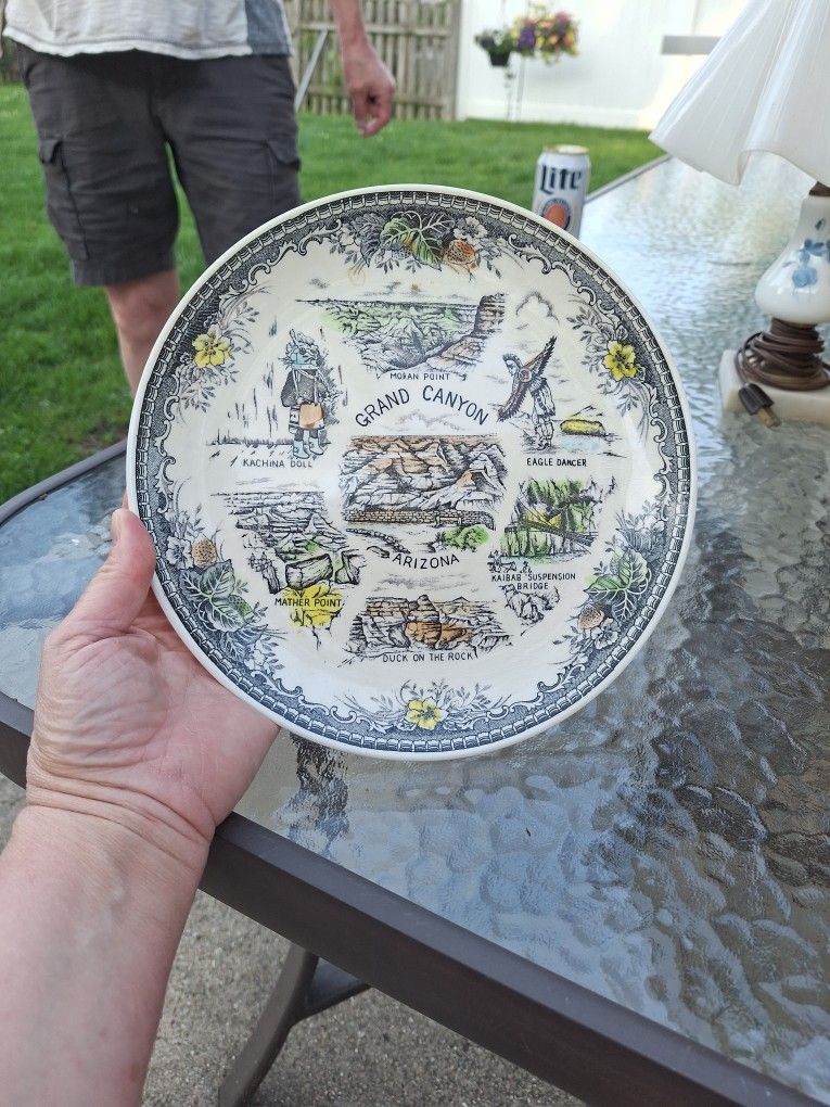 Old Souvenir Plate