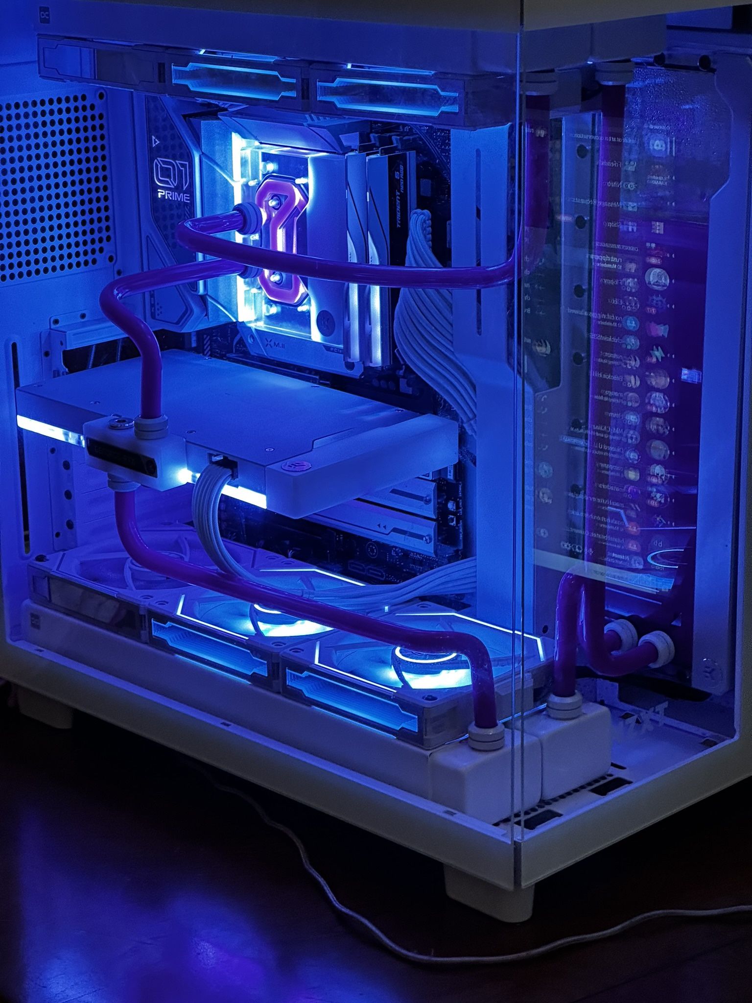 Nzxt H9flow Water cooled Hard Tube 4090
