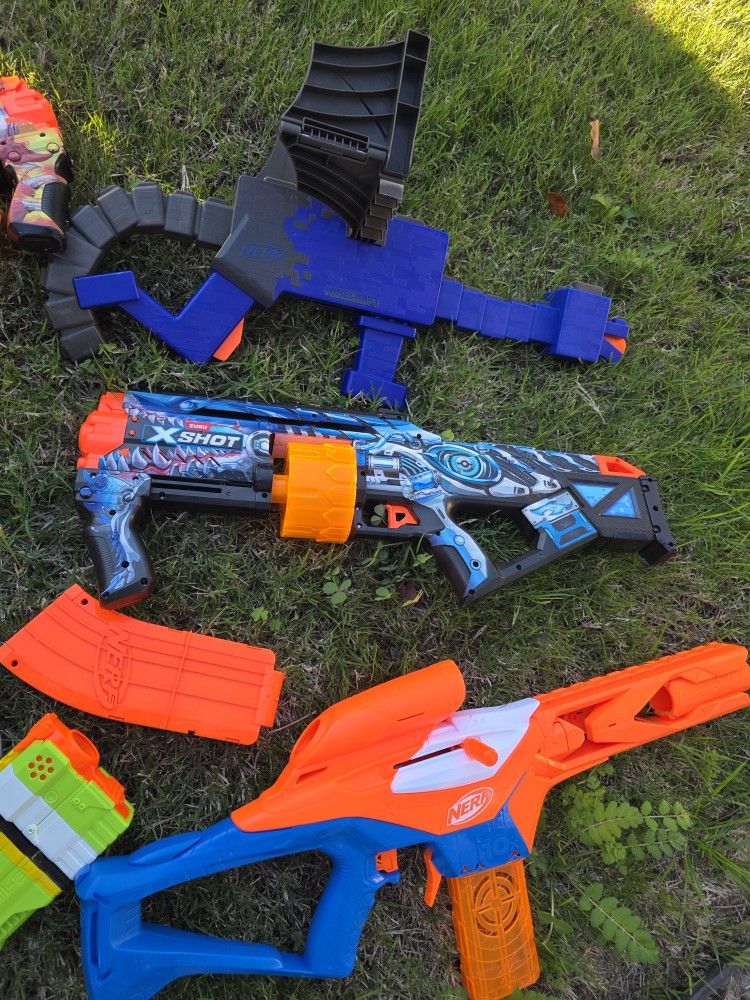 πππNerf Gun Bundle Fortnite - N STRIKE Shooters Lot Of 6 Toy GUNS (No Bullets)