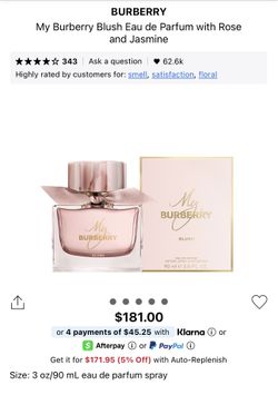 Burberry My Burberry Blush Eau de Parfum 🌸 3.0 oz / 90 ml | EDP | Brand New 