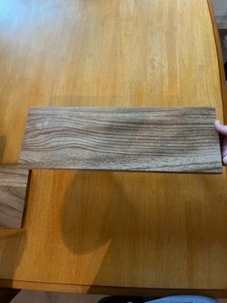 Wooden shelves