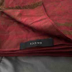 Gucci Wool GG Logo Scarf