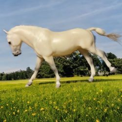 Breyer 1998 Alabaster Yes I Can aka Sonnet Welsh Pony Model 744 Mold 104