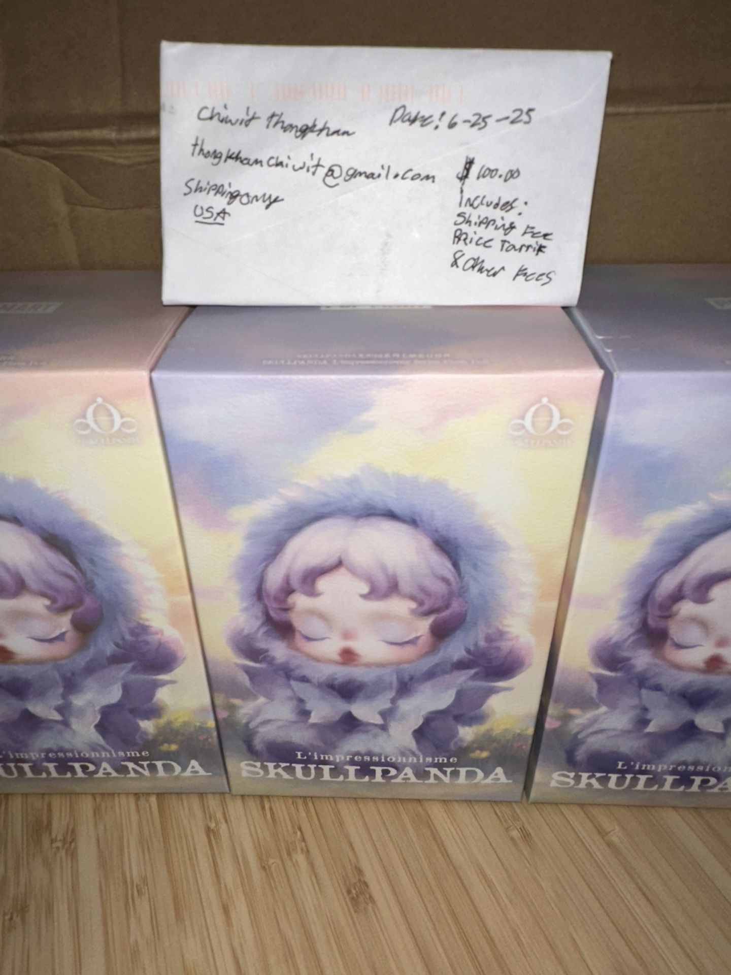 SKULLPANDA L’impressionnisme POP MART (SEALED) Quantity: 3