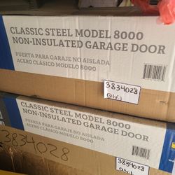 Non-insulated Garage Doors