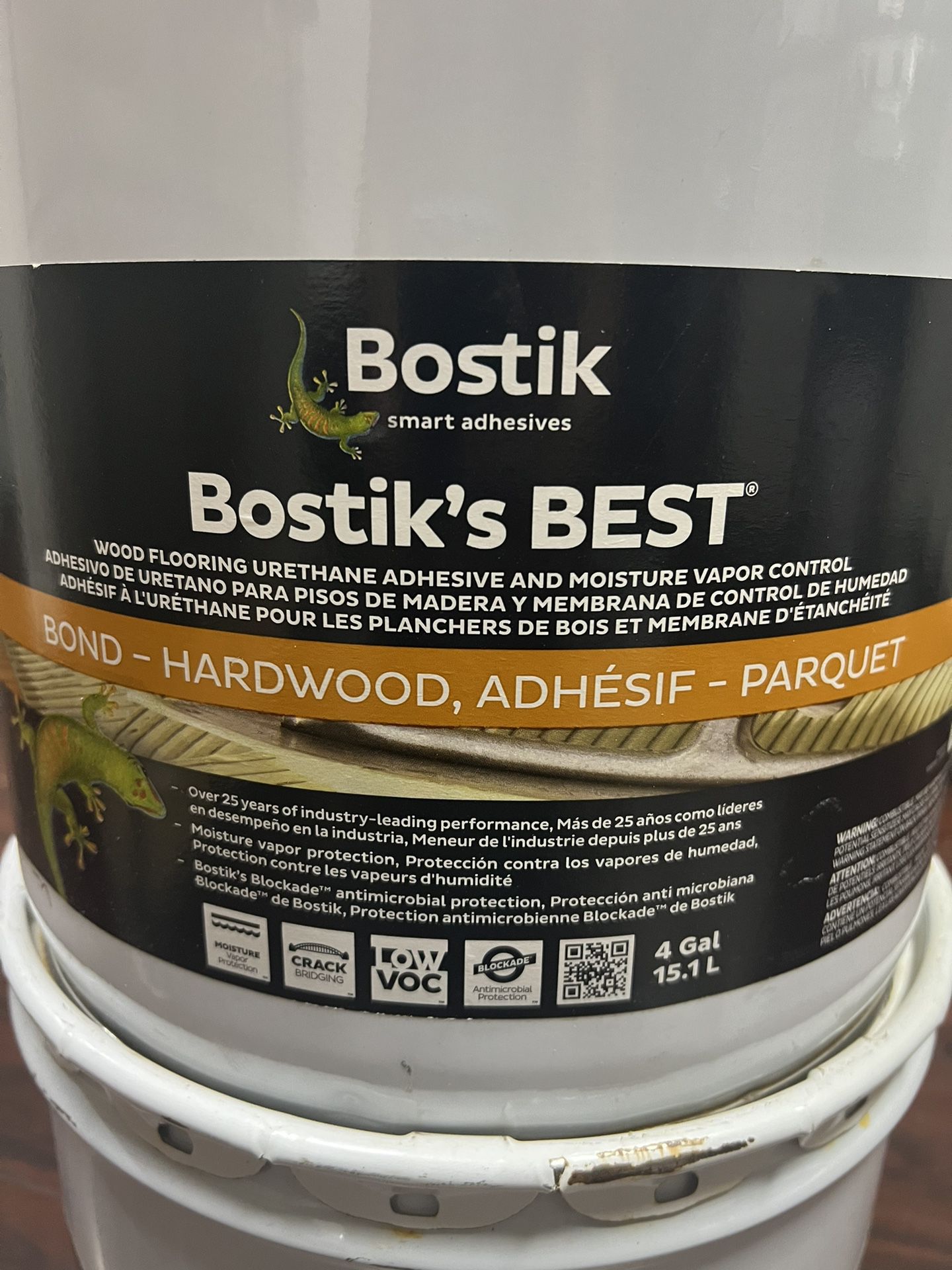 BOSTIK'S BEST WOOD FLOORING ADHESIVE AND MOISTURE VAPOR CONTROL