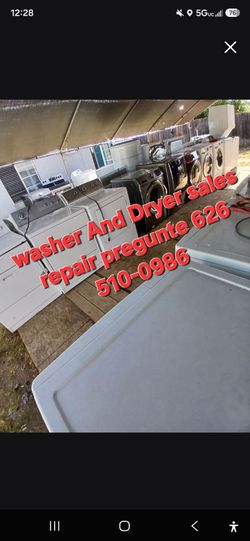 Washer and dryer