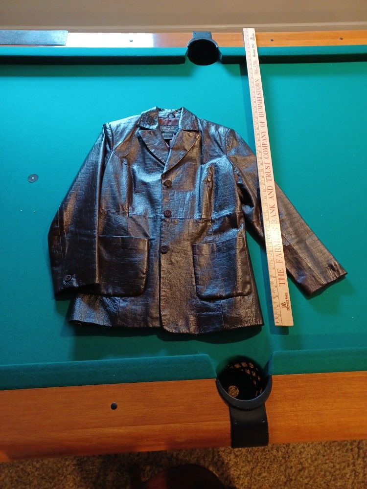 Terry Lewis 100% Leather Jacket