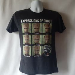 Guardians of the Galaxy men black short-sleeve graphic t-shirt size S