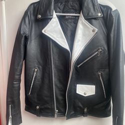 Straight To Hell Leather Jacket Size 44 Motorcycle Fashion