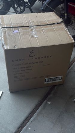 Silver French door air fryer