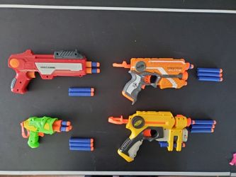 Nerf and Exact Strike Dart Guns
