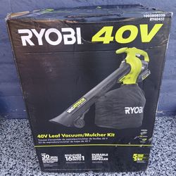 Leaf Vacuum Ryobi 40v Battery And Charger Included