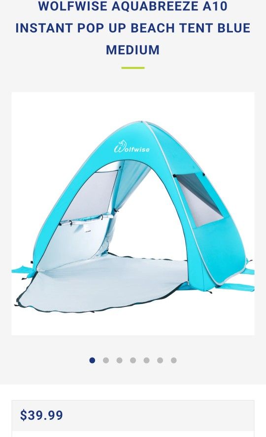 Pop Up Beach Tent