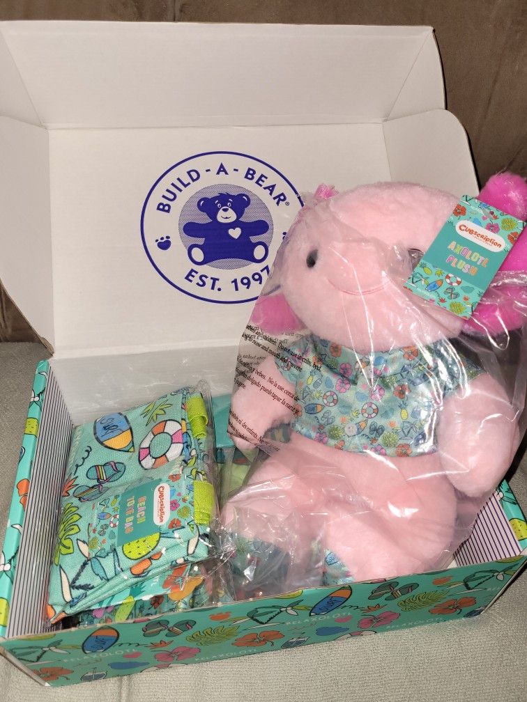Axolotl Build a Bear Cubscription box
