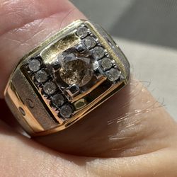 Men’s Silver & Diamond Ring 