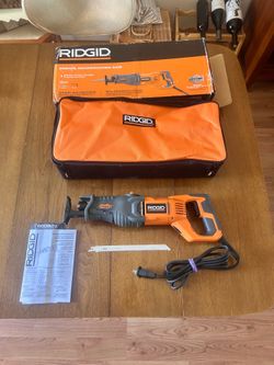 Brand New Never Used FUEGO Ridgid Orbital Reciprocating Saw