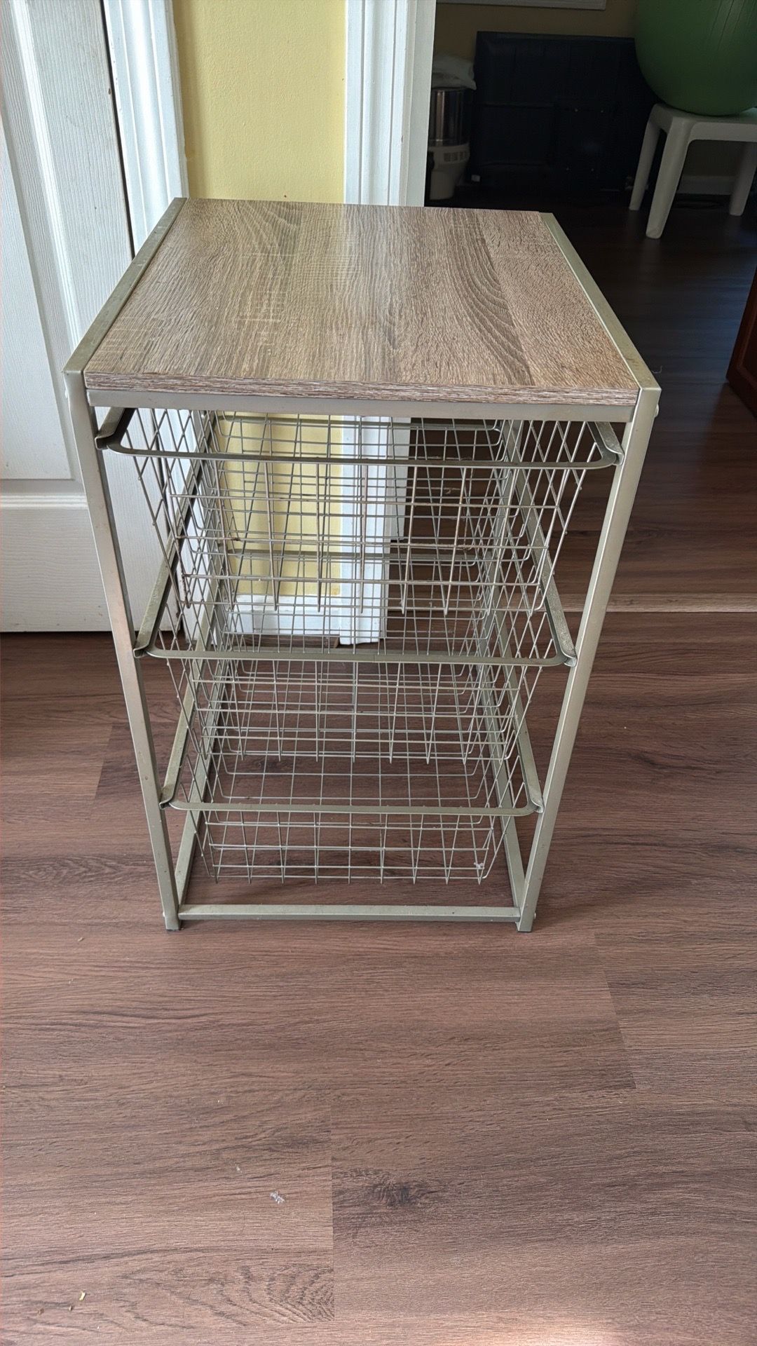 Side kitchen table with drawers