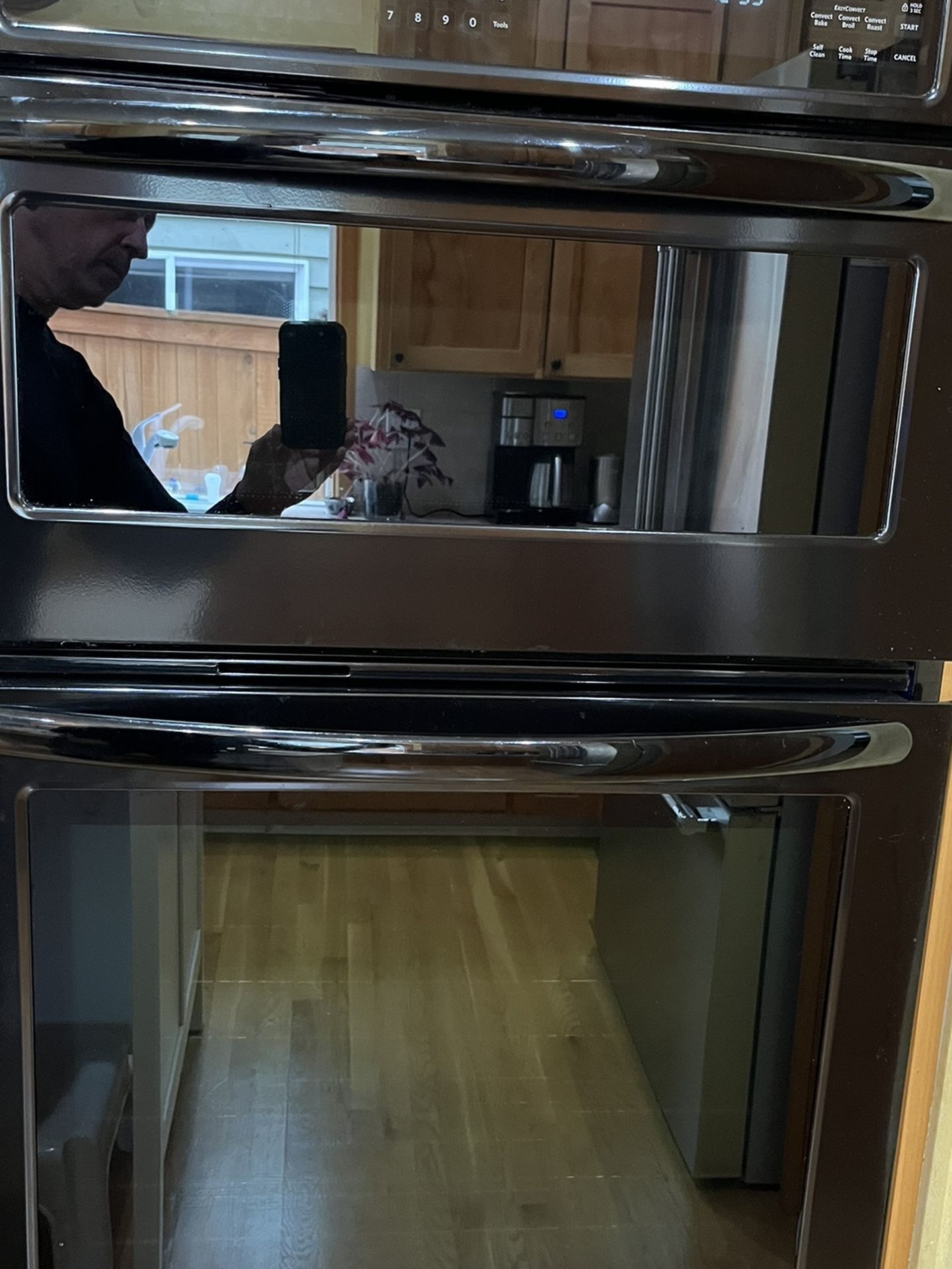 KitchenAid 27-inch Wall oven Microwave Combo (Model# KEMS379BBL - Black)