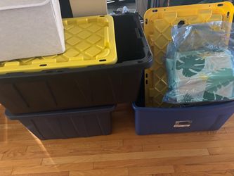 Large plastic containers