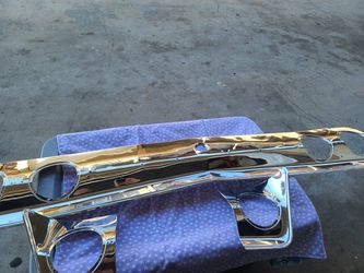 1962 impala Trunk lid chrome pieces trunk cove