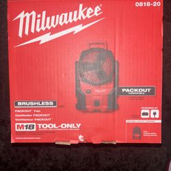 M18 18-Volt Lithium-Ion Brushless Cordless PACKOUT Jobsite Fan (Tool-Only)