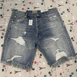 Gallery Dept Ripped Denim Shorts
