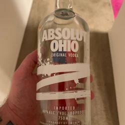 Absolut Ohio Bottle