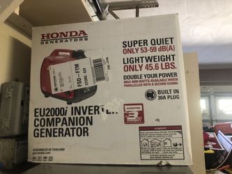 Two Honda Generators NIB