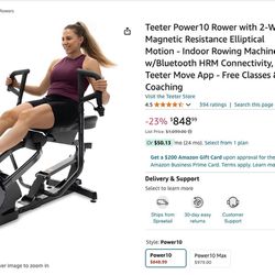 Teeter Rowing Machine 