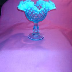 Vintage Fenton Hobnail Glass Vase