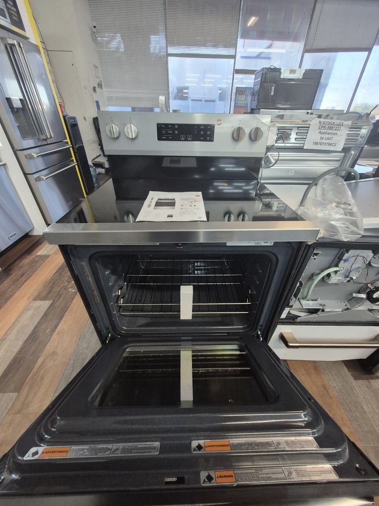 Open Box New WHIRLPOOL 5.3 Cu. Ft. Electric Freestanding Convection Range w/ YEAR Warranty