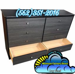 Eight drawer black with grey mueble cajonera custom chest dresser