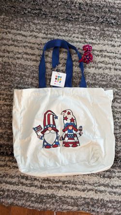Fourth of July canvas bag