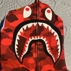Red Bape camo hoodie 