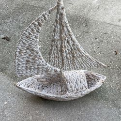 Weaved Sailboat