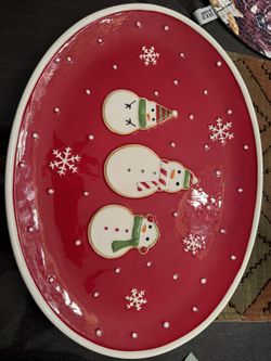 Hallmark Holiday Platter