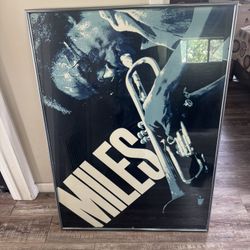 🔥 Miles Davis Portrait - 35x48 - Stunning & Clean 🔥