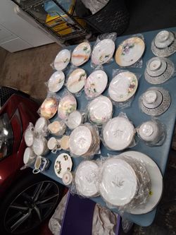 Fine China Plates And Bowls Lot