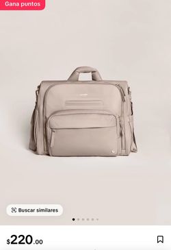 Satchel Diaper Bag - Taupe