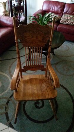 Hand Carved Rocking Chair