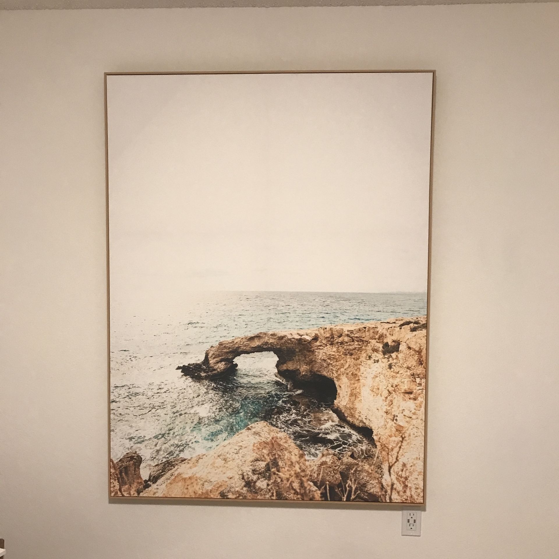 Ocean/Rock On Canvas