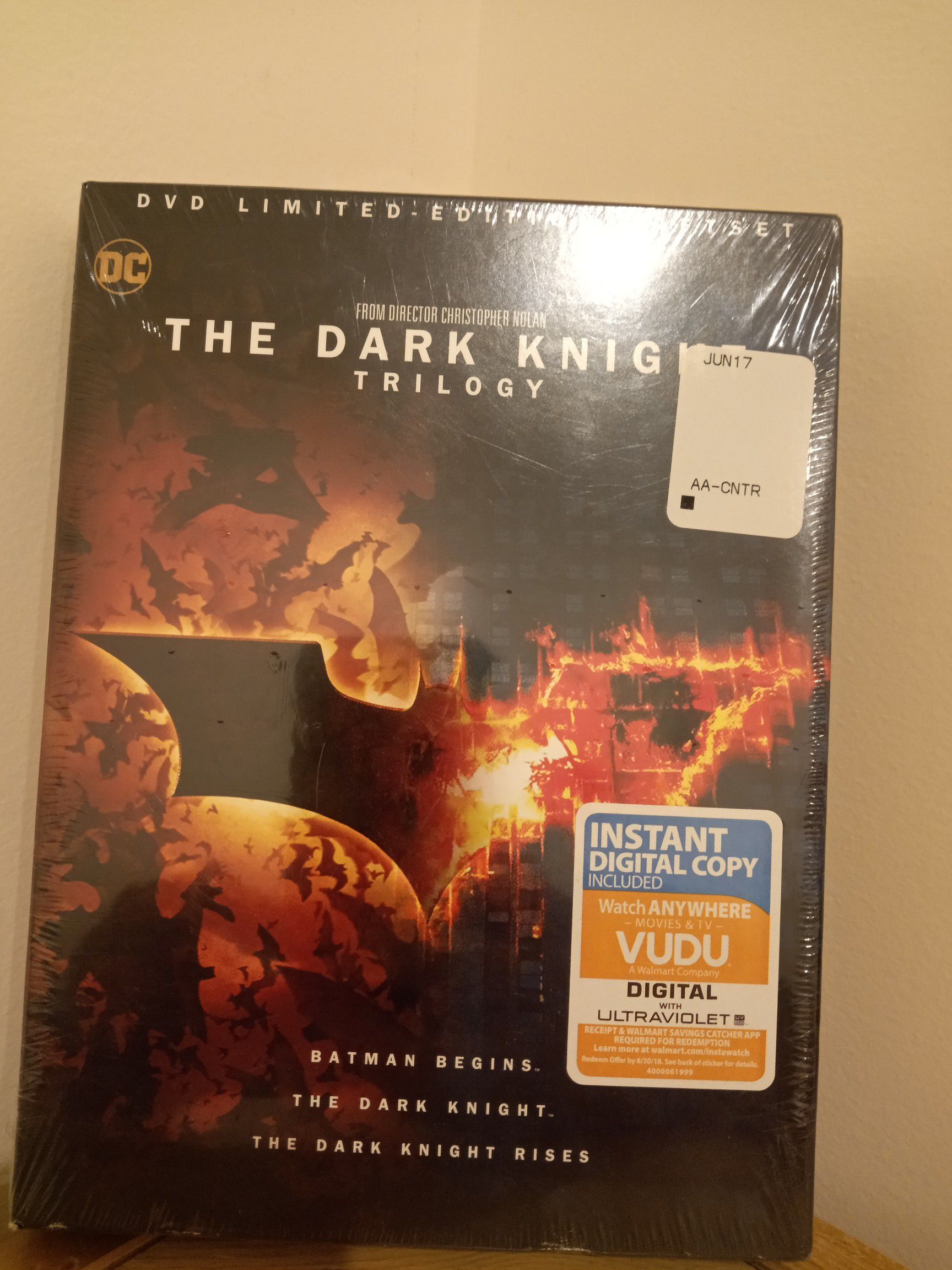 The Dark Knight Trilogy DVD set