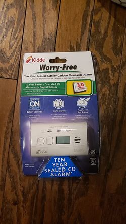 Kidde carbon monoxide detector and alarm
