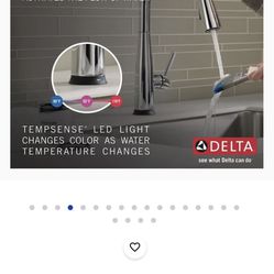 Delta Chrome Kitchen Touch Faucet 