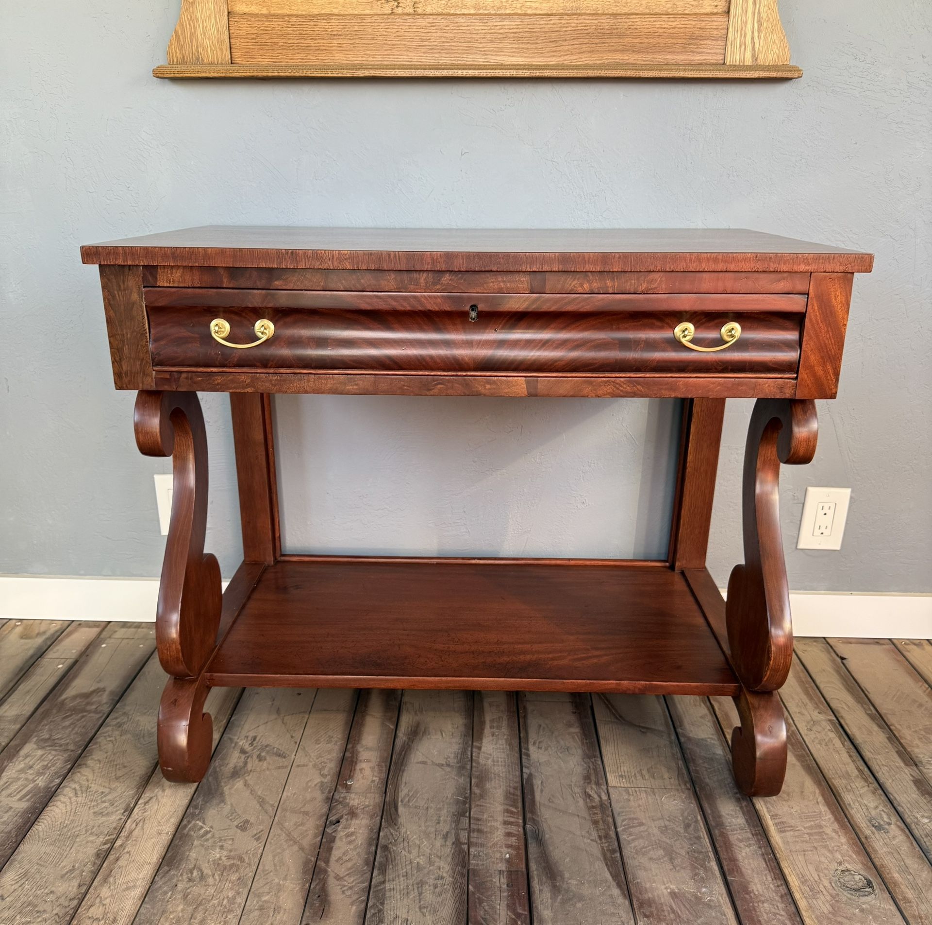 Antique Mahogany Pier Table Side End Coffee