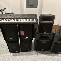 Speakers And Other DJ equipment